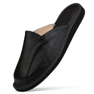 Eleganckie kapcie męskie z cielęcej skóry premium 1219 