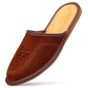 Kapcie  skórzane unisex 1203