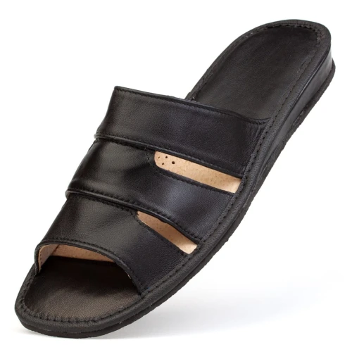 pantofle-kapcie-klapki-meskie-skorzane-hausschuhe-slippers-tøfler-tossut-happyfeet-czarny-black.jpeg