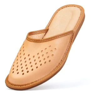 Kapcie skórzane wyprofilowane w romby 1143 1202 