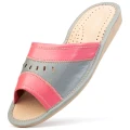 pantofle-kapcie-klapki-damskie-skorzane-hausschuhe-slippers-tøfler-tossut-happyfeet-rozowy-pink-szary-grey.jpeg