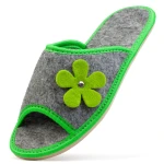 Kapcie damskie z filcu 1134z