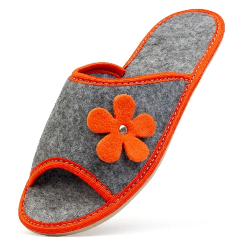 pantofle-kapcie-klapki-damskie-skorzane-hausschuhe-slippers-tøfler-tossut-happyfeet-szary-grey-pomaranczowy-orange.jpeg